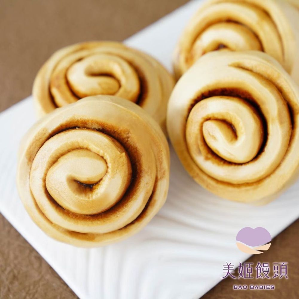 雙重沖繩黑糖鮮乳饅頭捲-55g*6顆