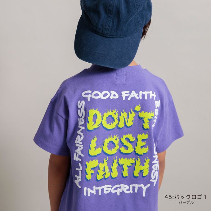 日本 BRANSHES - 100%棉 酷帥印花短袖上衣-背後大矩形-螢綠