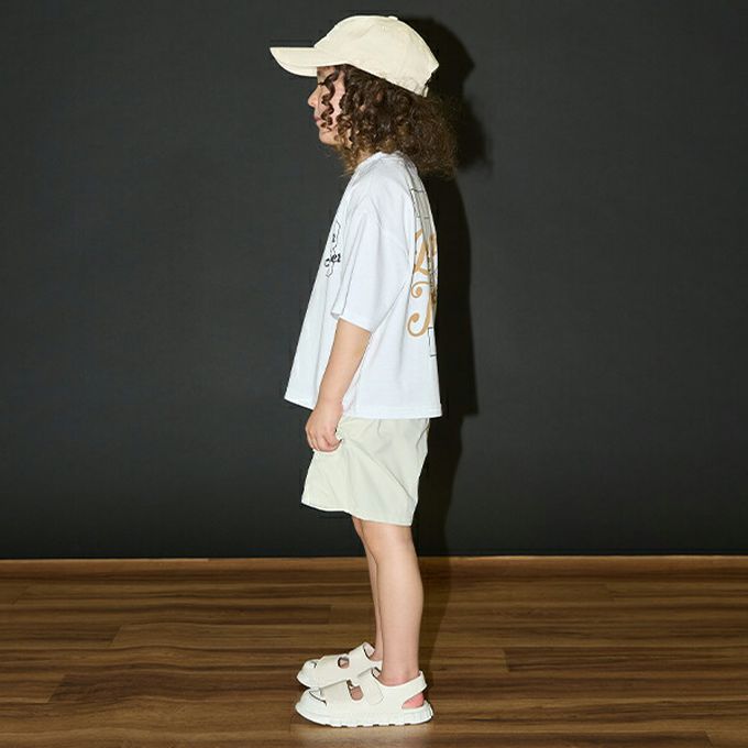 日本 b-ROOM - 美式休閒印花短袖上衣-煙燻綠