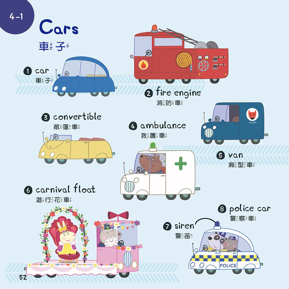 Peppa Pig 英語假期圖解字典