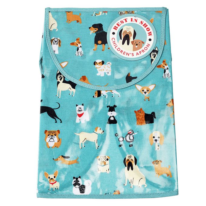 英國 Rex London - 幼兒/兒童料理/烹飪圍裙-萌狗樂園