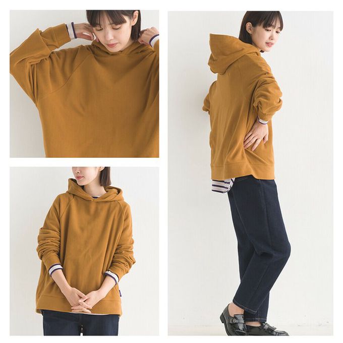 日本 OMNES - 防靜電 微絨休閒連帽長袖上衣-白