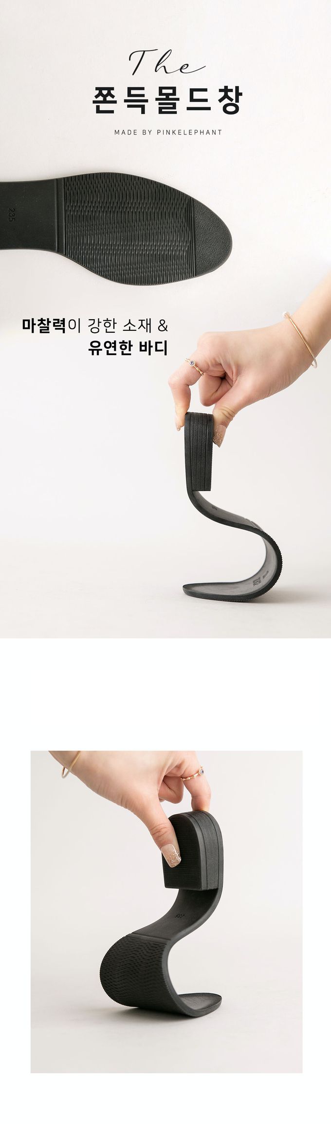 韓國 PINKELEPHANT - 光澤軟皮革輕量平底鞋(1.5cm)-咖啡