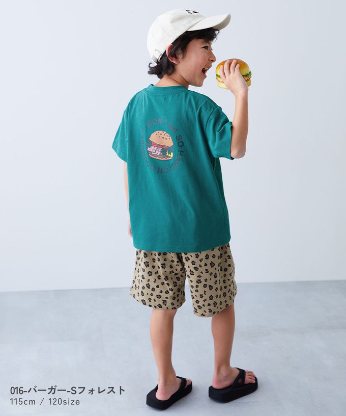 日本 devirock - 純棉定番短袖上衣-加州野熊-胡蘿蔔橘