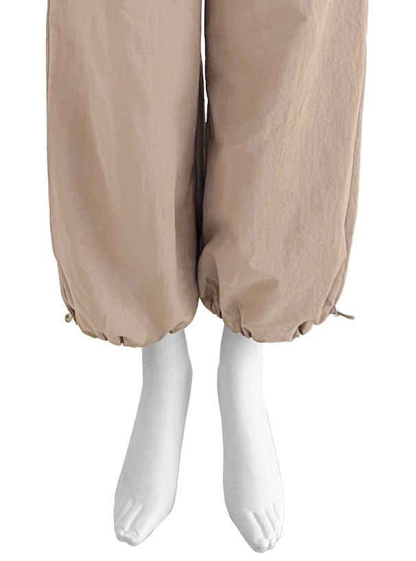 日本 GRL - 美式休閒抽繩束口褲-軍綠 (F)