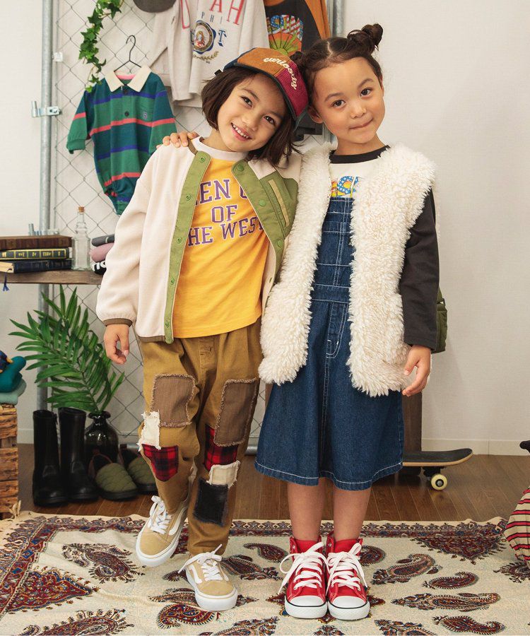 日本 BREEZE - 美式復古風長袖大學T-粉紅