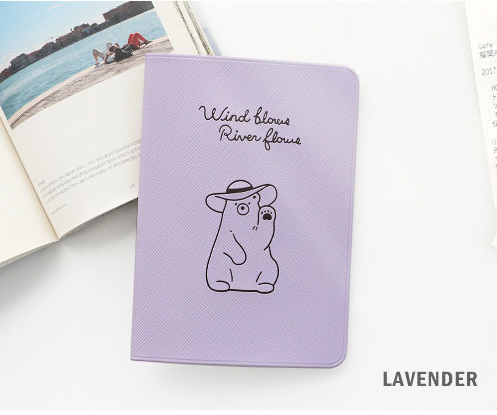 韓國 Conitale - 質感護照套-奶油白 (13.5X9.7cm)