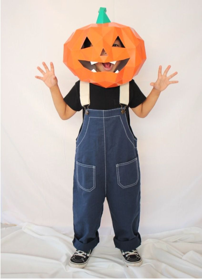 時報出版 - Crazy Halloween：不熬夜！極簡南瓜立體大面具（速成版不用自己剪喔）