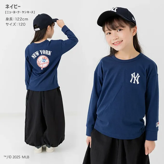 日本 Chil2 - MLB聯名 品牌刺繡長袖上衣-聖地牙哥教士-咖啡