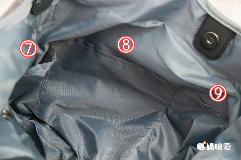 日本 polkapolka - 休閒風 10口袋大容量肩背包/媽媽包-焦糖棕