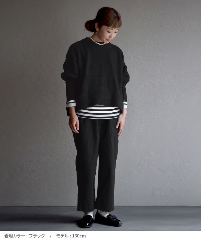 日本 zootie - 柔軟圓領短版針織毛衣-咖啡牛奶