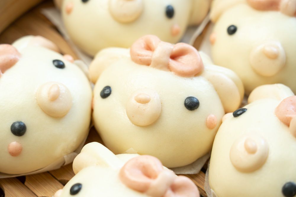 老甜媽手工饅頭 - 羊小妹紅豆起司包-6入450克