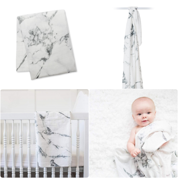 加拿大 lulujo - 竹纖維三入包巾禮盒組-海洋