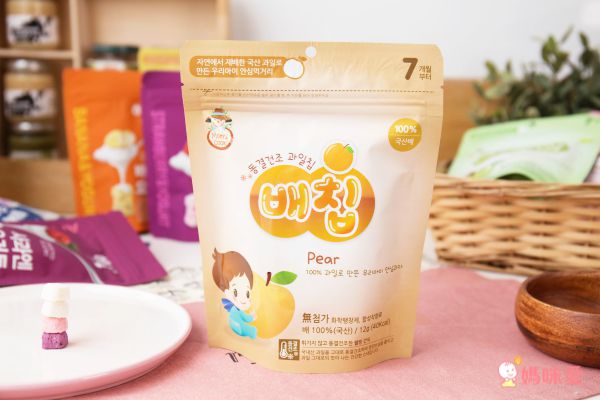 韓爸田園日記 - 寶寶乾水果片-水梨 (7個月以上)-1包/12公克