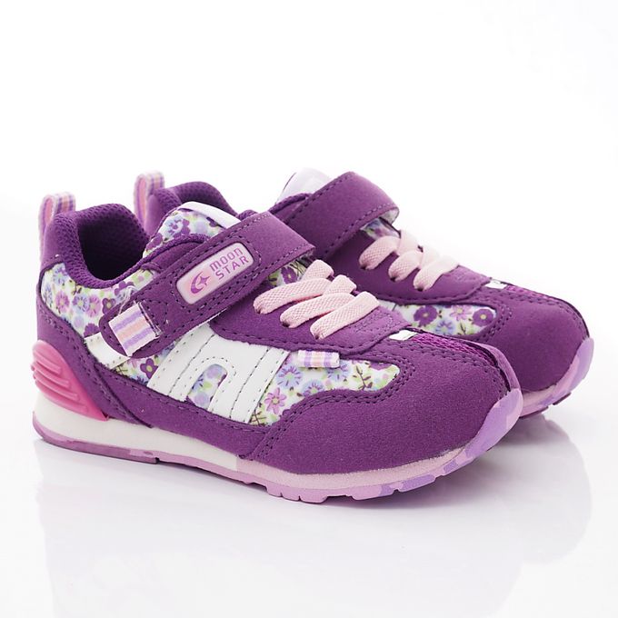 Moonstar日本月星 - HI系列十大機能童鞋-MSC23261紫(中小童段)-機能運動鞋-紫