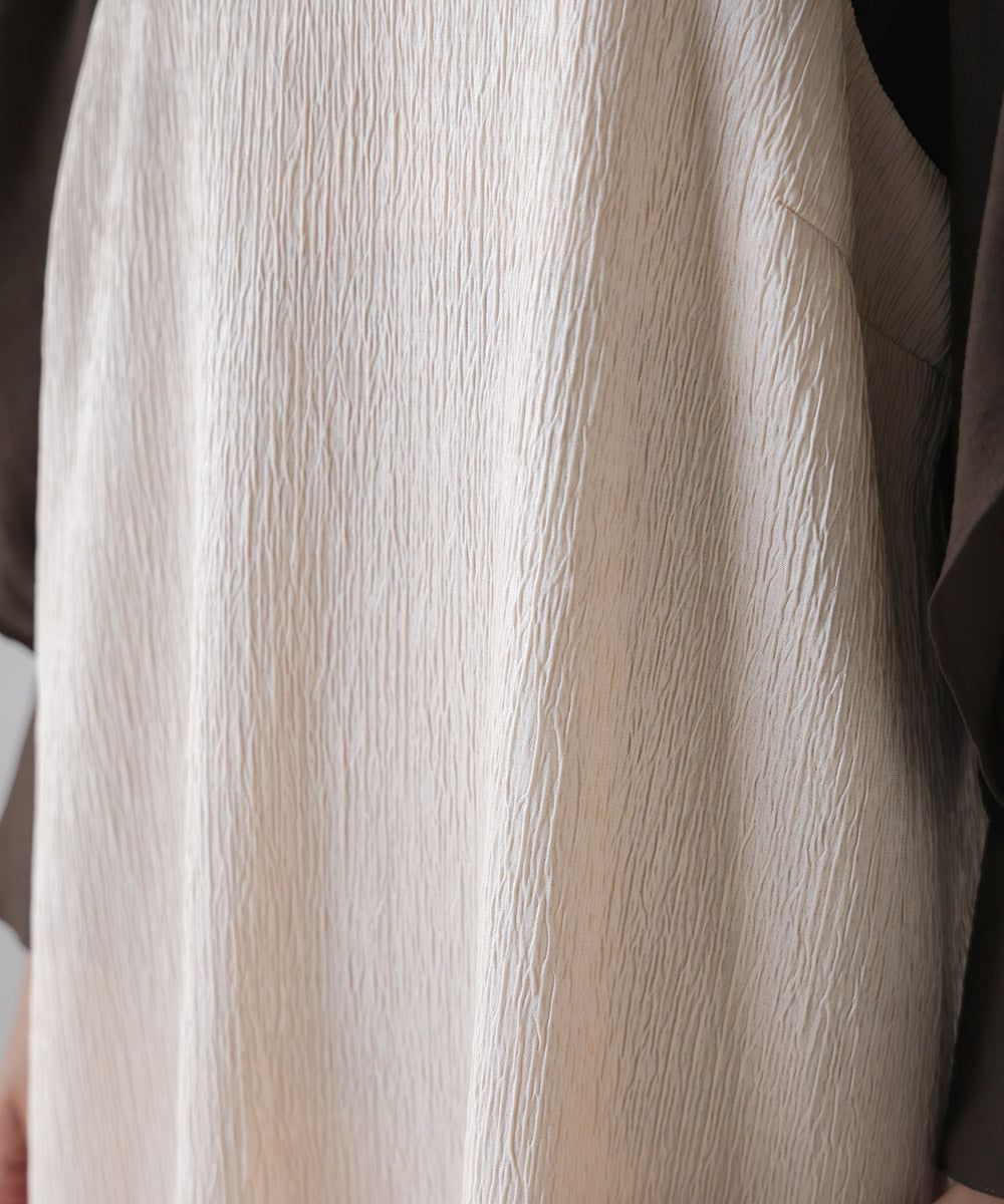 日本 Bab - 光澤感立體紋路吊帶洋裝-黑 (M)