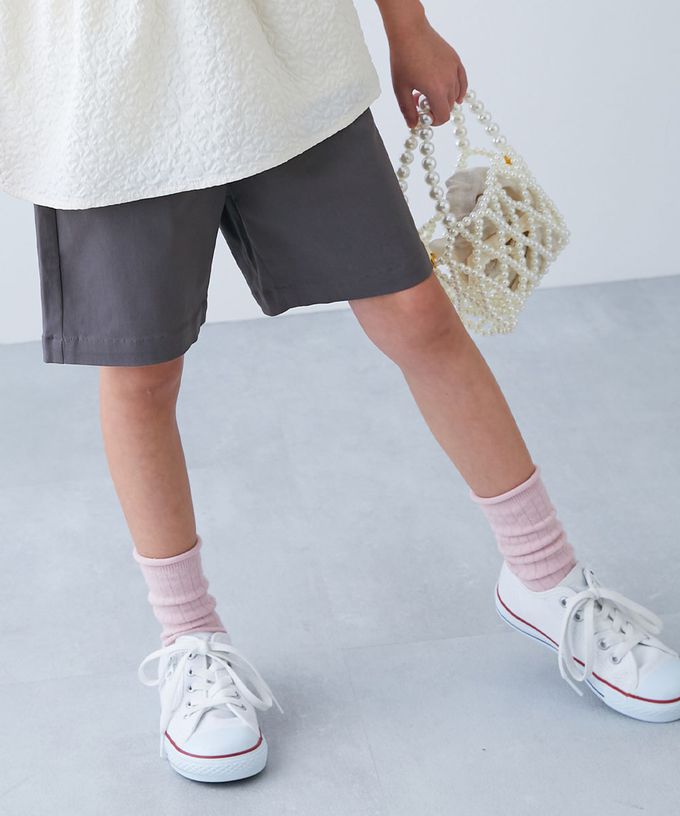 日本 devirock - 超彈力定番色休閒短褲-黑