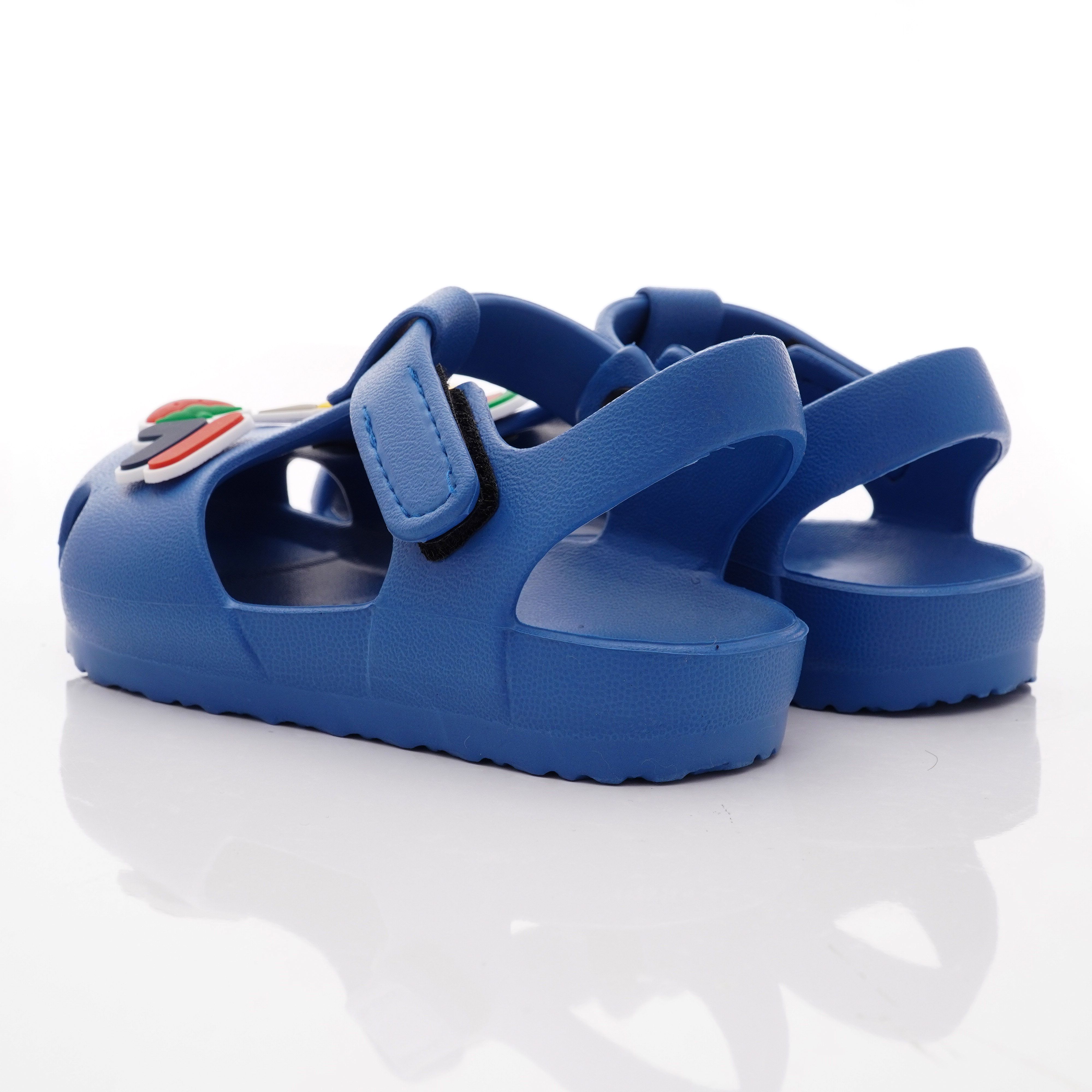 FILA - 護趾水果造型涼鞋款(小童段)-藍