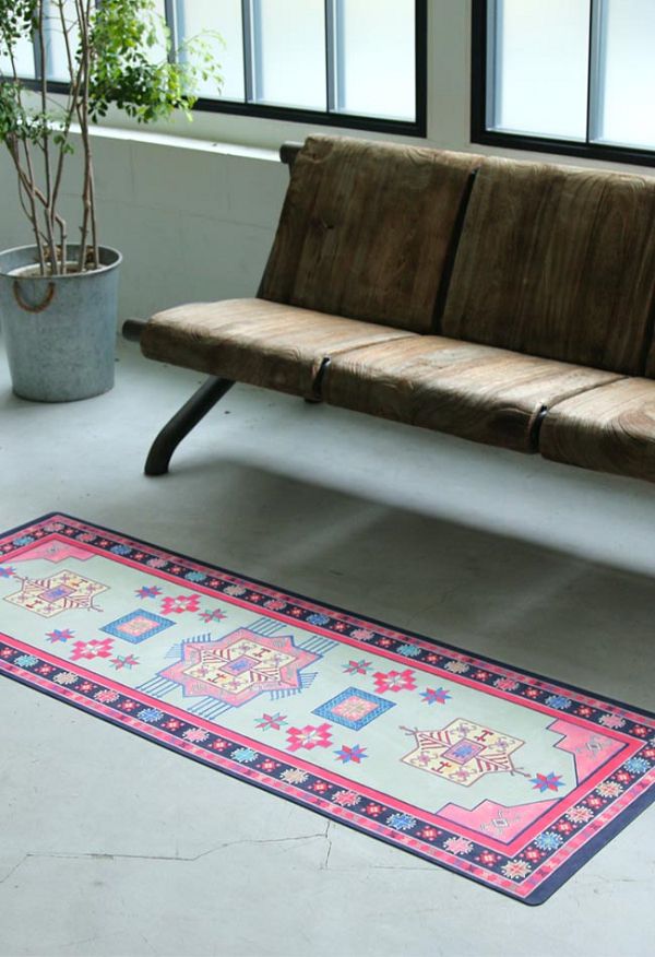 日本 Style Boat Market - 多功能瑜珈墊2mm-摩洛哥風情-純淨(米) (173*61cm)-1183-005-0-03