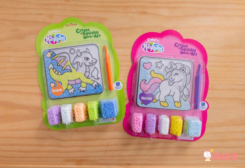 輕捏好塑形【美國Educational Insights 粒粒黏土】不卡指縫！