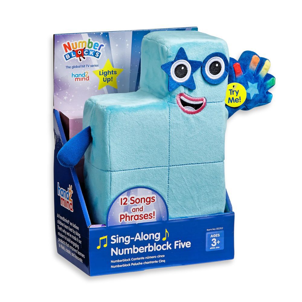 Numberblocks數字積木 數字5聲光音樂玩偶