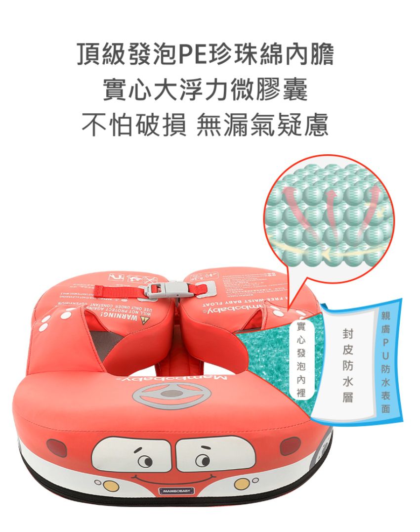 Mambobaby - 藍鯨造型游泳腋下+座圈