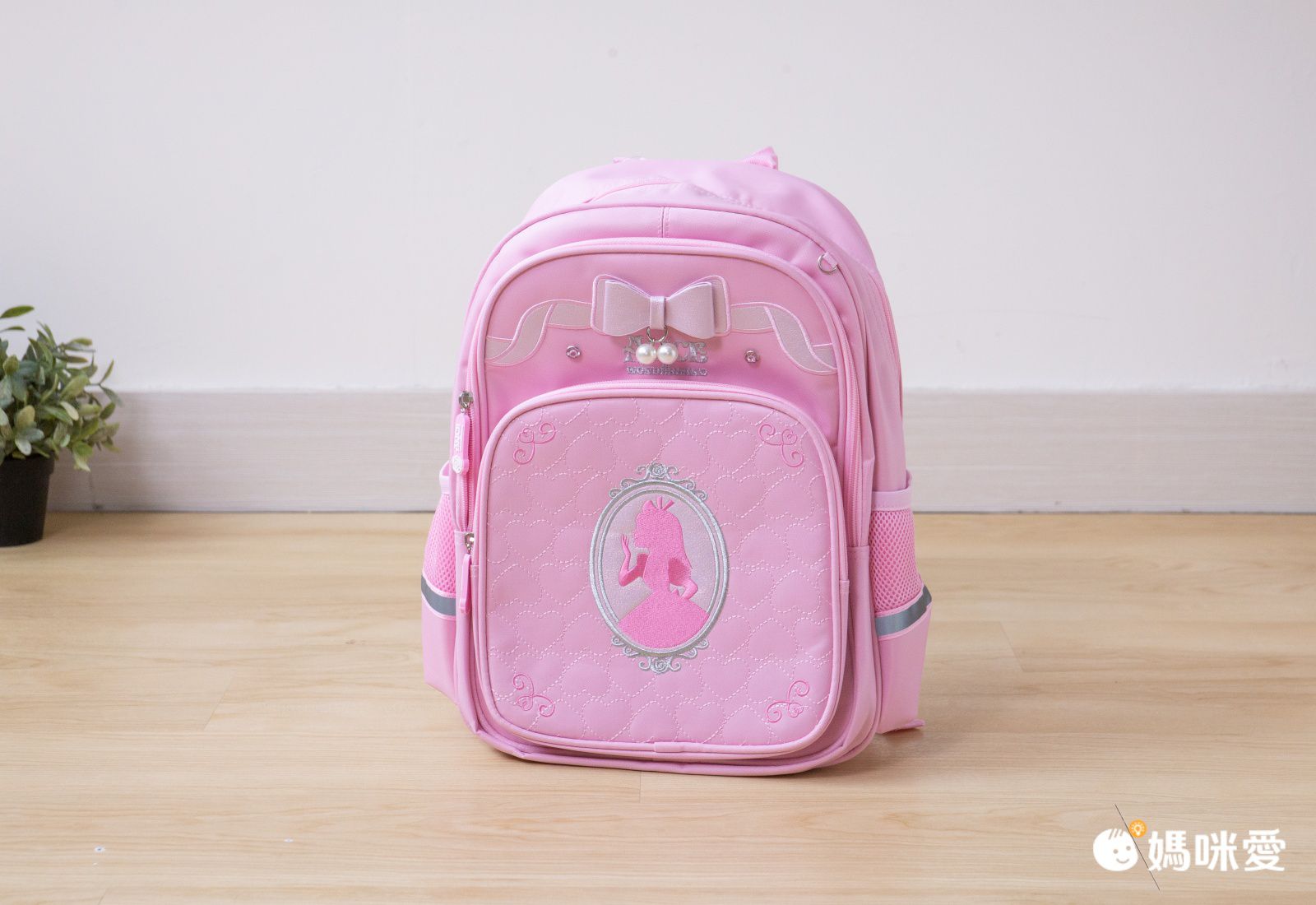 超輕量減壓書包-童話公主-玫紅 (適合110-140cm)