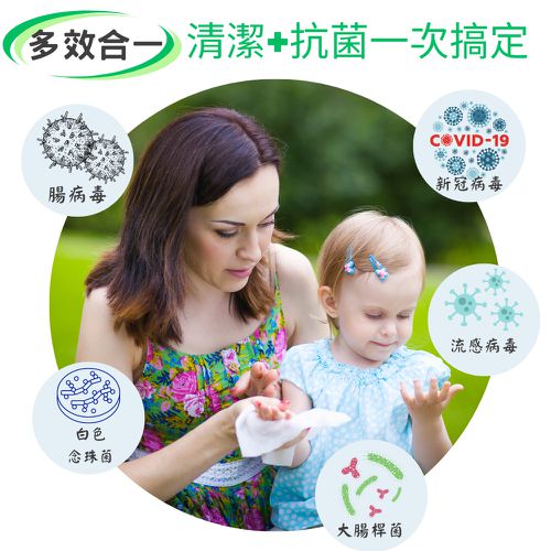 芊柔抗病毒植萃濕巾80抽-(強韌厚布)-12入/箱