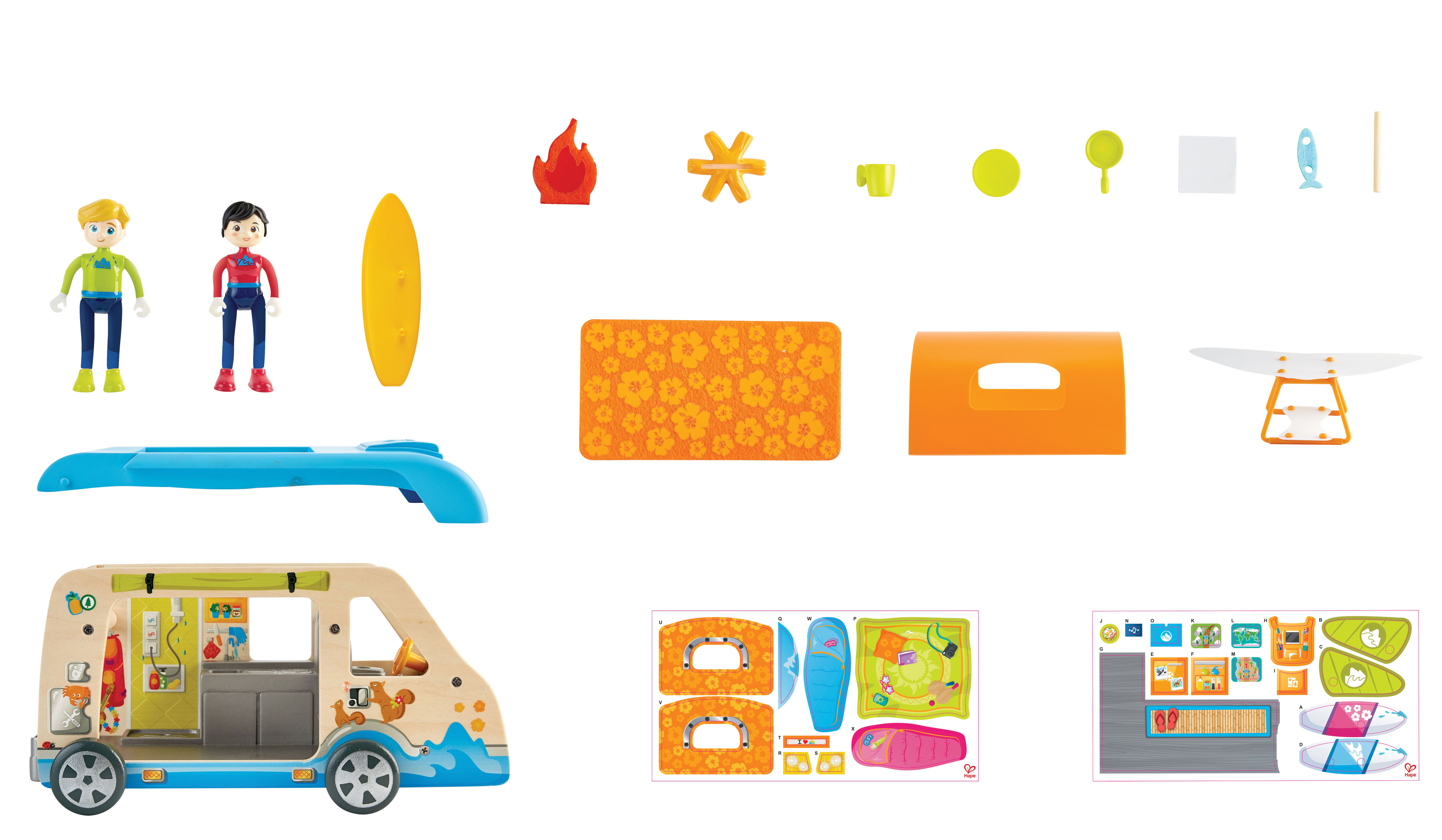 德國 Hape - 娃娃屋露營車