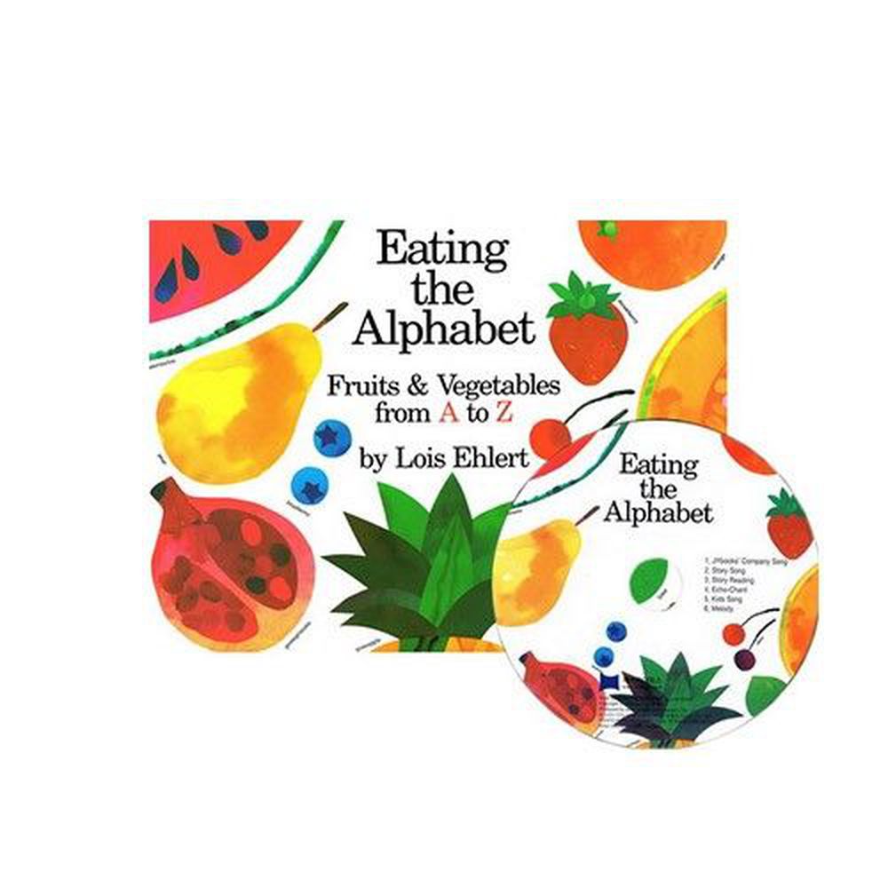 麥克兒童外文書店 - 有聲書-EATING ALPHABET/BK+CD