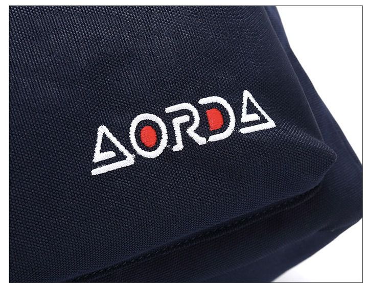 簡約休閒書包-貓咪釣魚-藍色