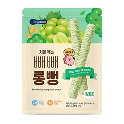 BEBECOOK 寶膳 - 嬰幼兒初食綿綿貝貝棒-青葡萄(7M+)-30g