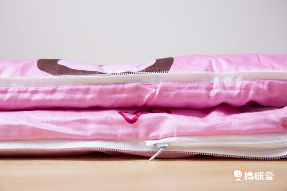 鴻宇 HongYew - 100%美國棉鋪棉兩用兒童睡袋-甜心繽紛-粉色 (135x150 cm)