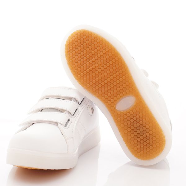 FILA - FILA童鞋-電燈板鞋款(中大童段)-白