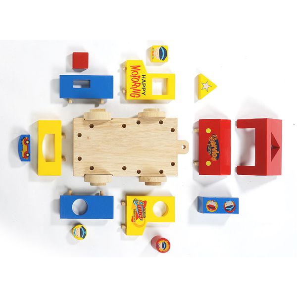 台灣 Mentari - 歡樂積木小卡車