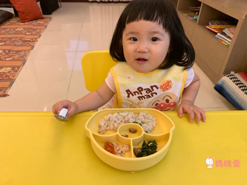 FARANDOLE 法紅荳 - 分格不翻盤-防滑矽膠餐盤禮盒-黃色