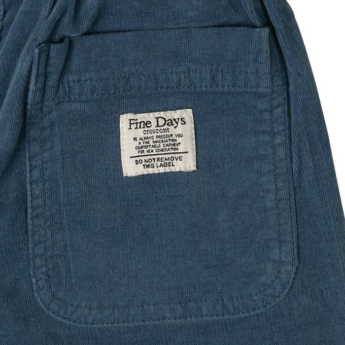 akachan honpo - 燈芯絨褲-藍色