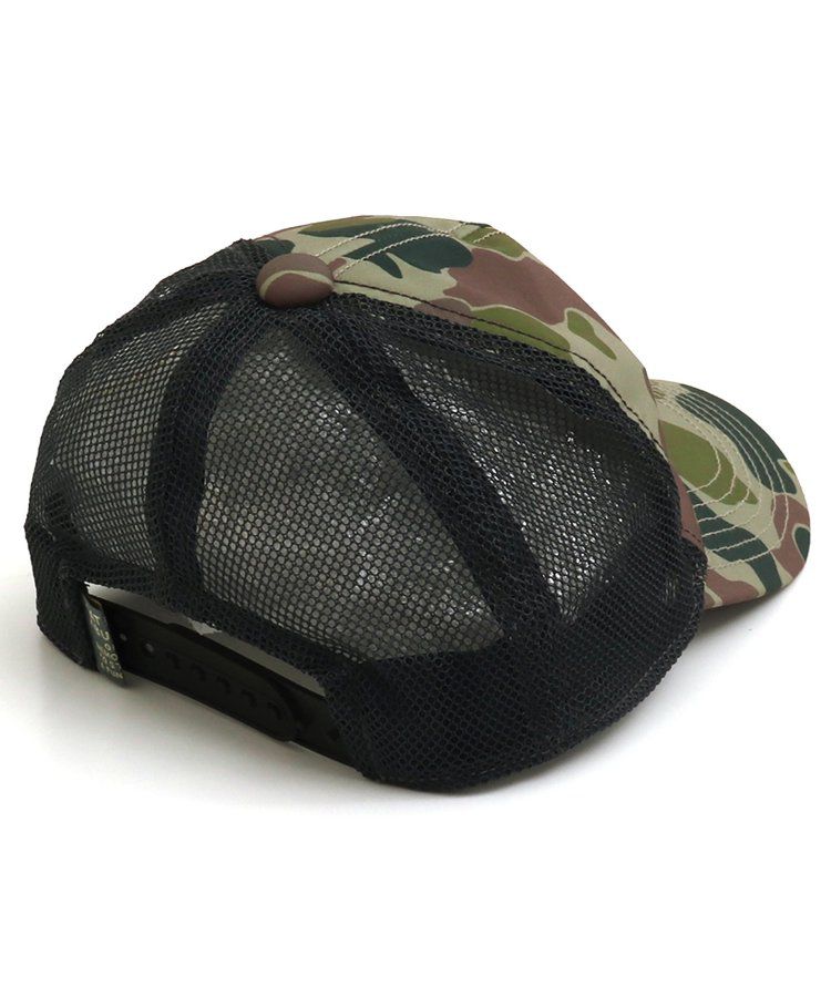 日本 BREEZE - 主角級印花網眼卡車帽-海鷗-綠卡其