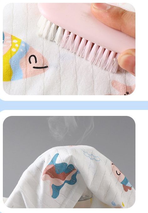 純棉網眼透氣七分袖家居服套裝-軟糖小熊-白色