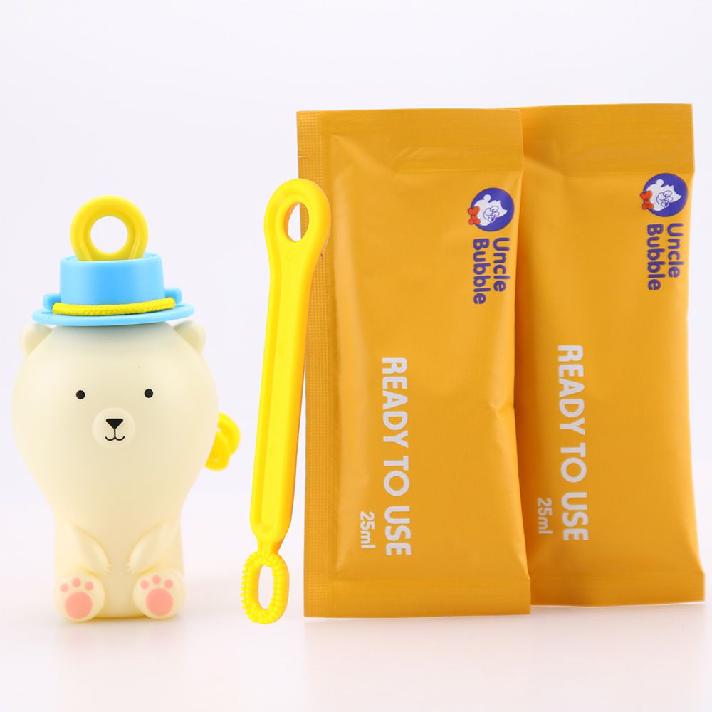 【人氣款】不灑的泡泡瓶-白熊(新紙盒包裝)