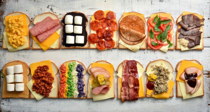 熱樂煎 - 爆漿乳酪三明治-起士漢堡