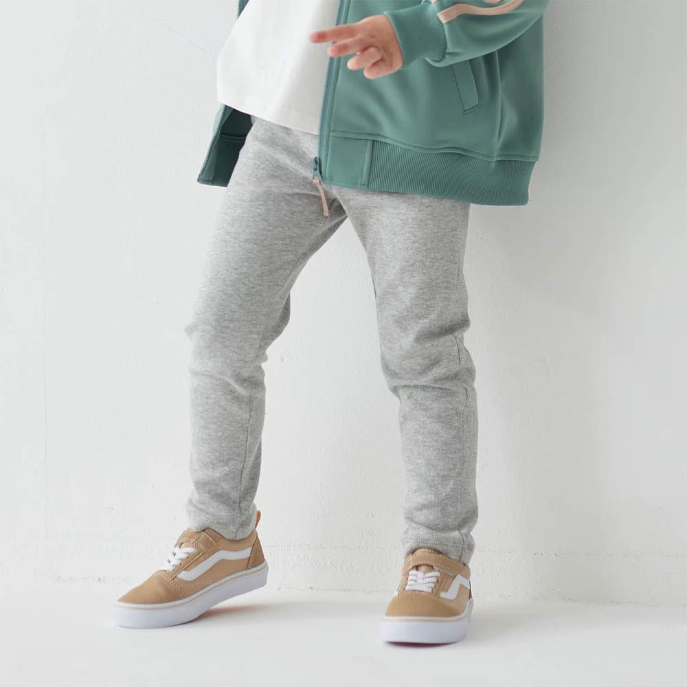 GITA 純棉彈性透氣休閒長褲-淺灰