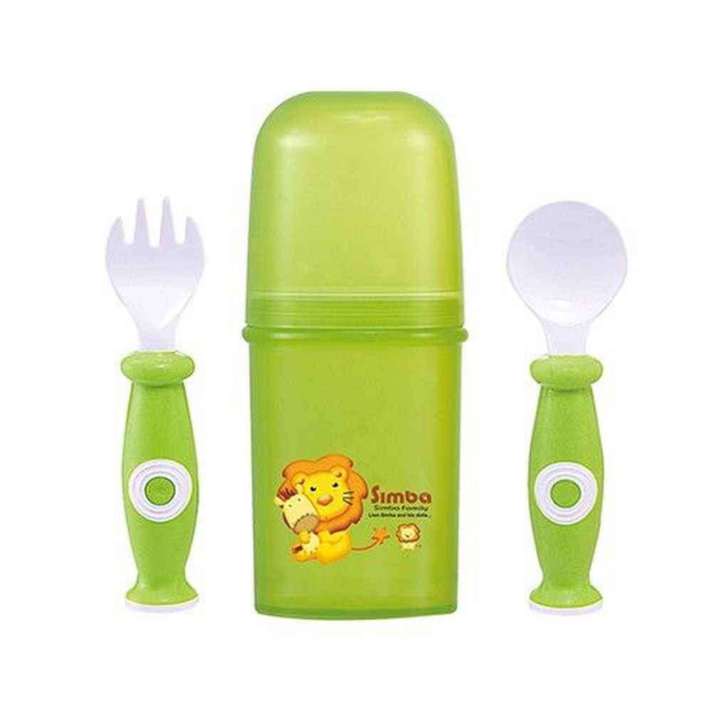 Simba 小獅王辛巴 - 環保衛生餐具組-淘氣綠