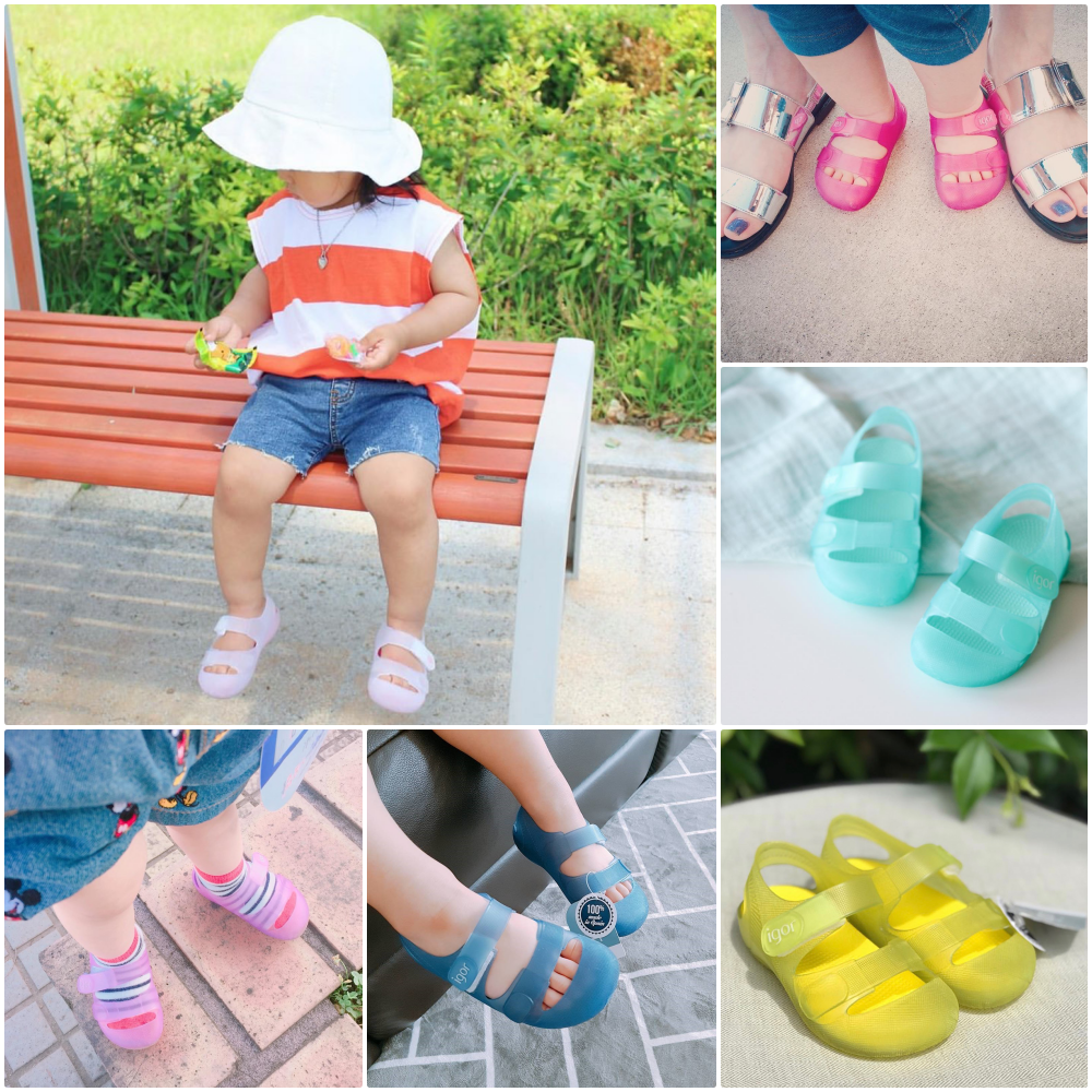 日韓IG媽咪圈夯翻天 ☞ 西班牙 Igor Bondi 果凍涼鞋  日韓限定白色款登場！