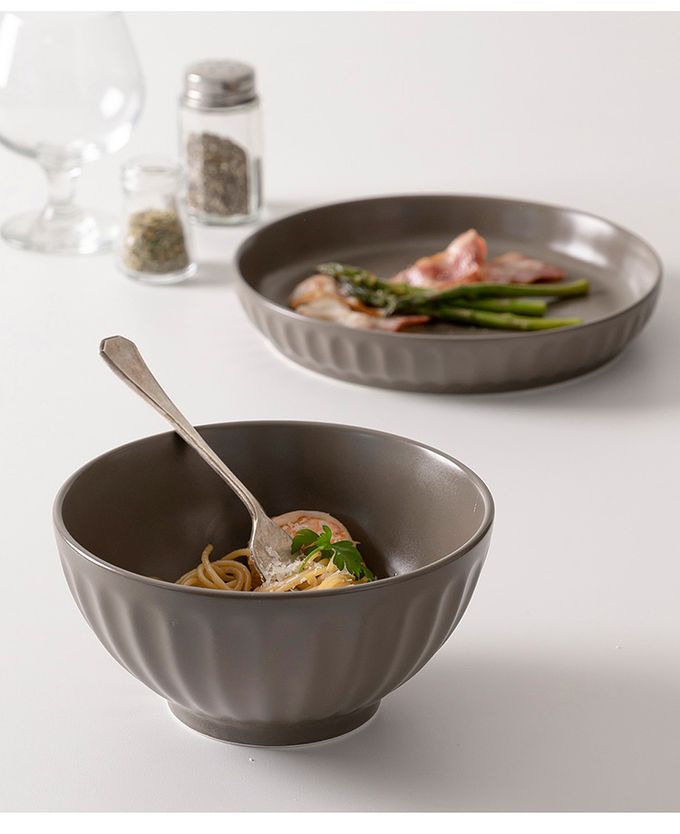 韓國 SSUEIM - Mild Matte系列溫柔時光陶瓷湯碗17cm (奶油黃)