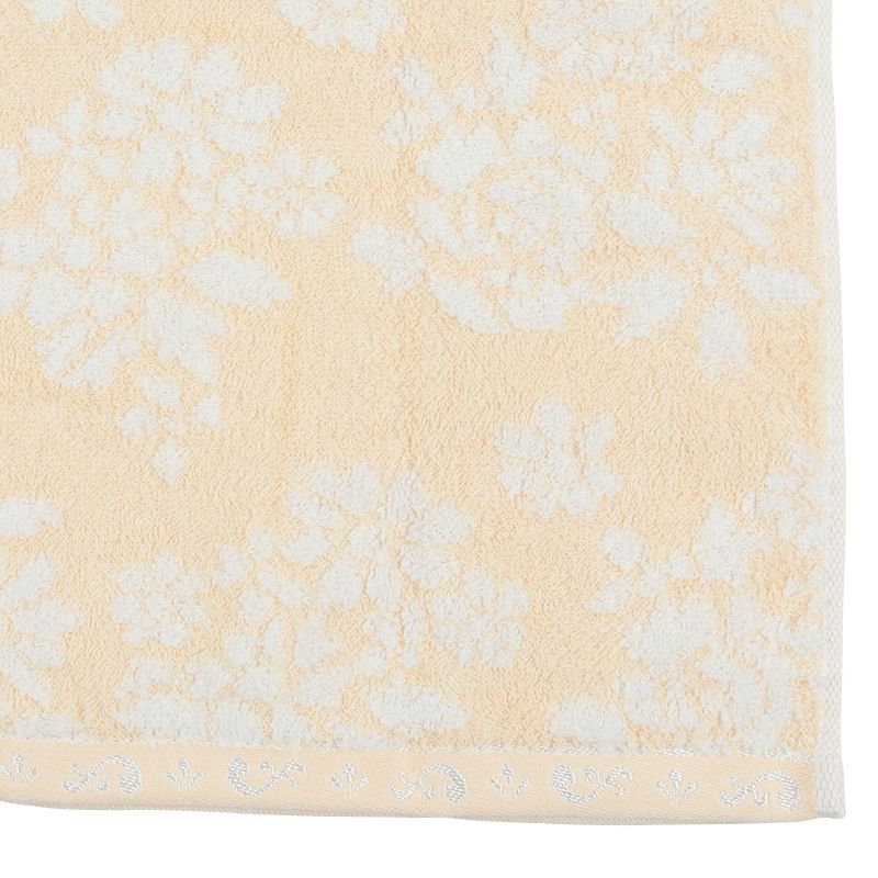 akachan honpo - 今治洗臉巾-小捧花-淺卡其色 (34×80cm)