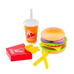 荷蘭 New Classic Toys - 牛肉起司漢堡套餐