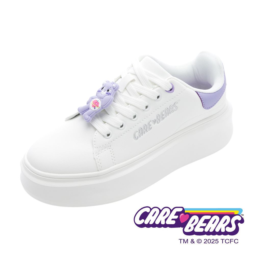 Care Bears 彩虹熊 童鞋 厚底休閒鞋 CBKB59987-Y2K潮流超厚底，修飾腿型拉長比例-紫-(大童段)