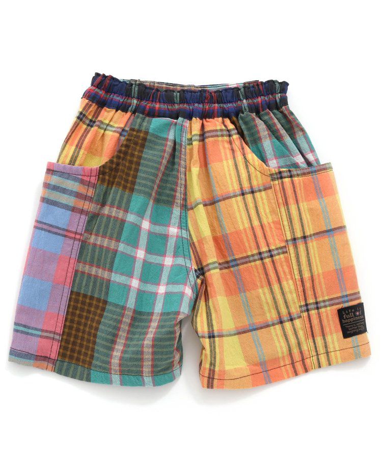 日本 BREEZE - 帥氣印花休閒短褲-米色海灘