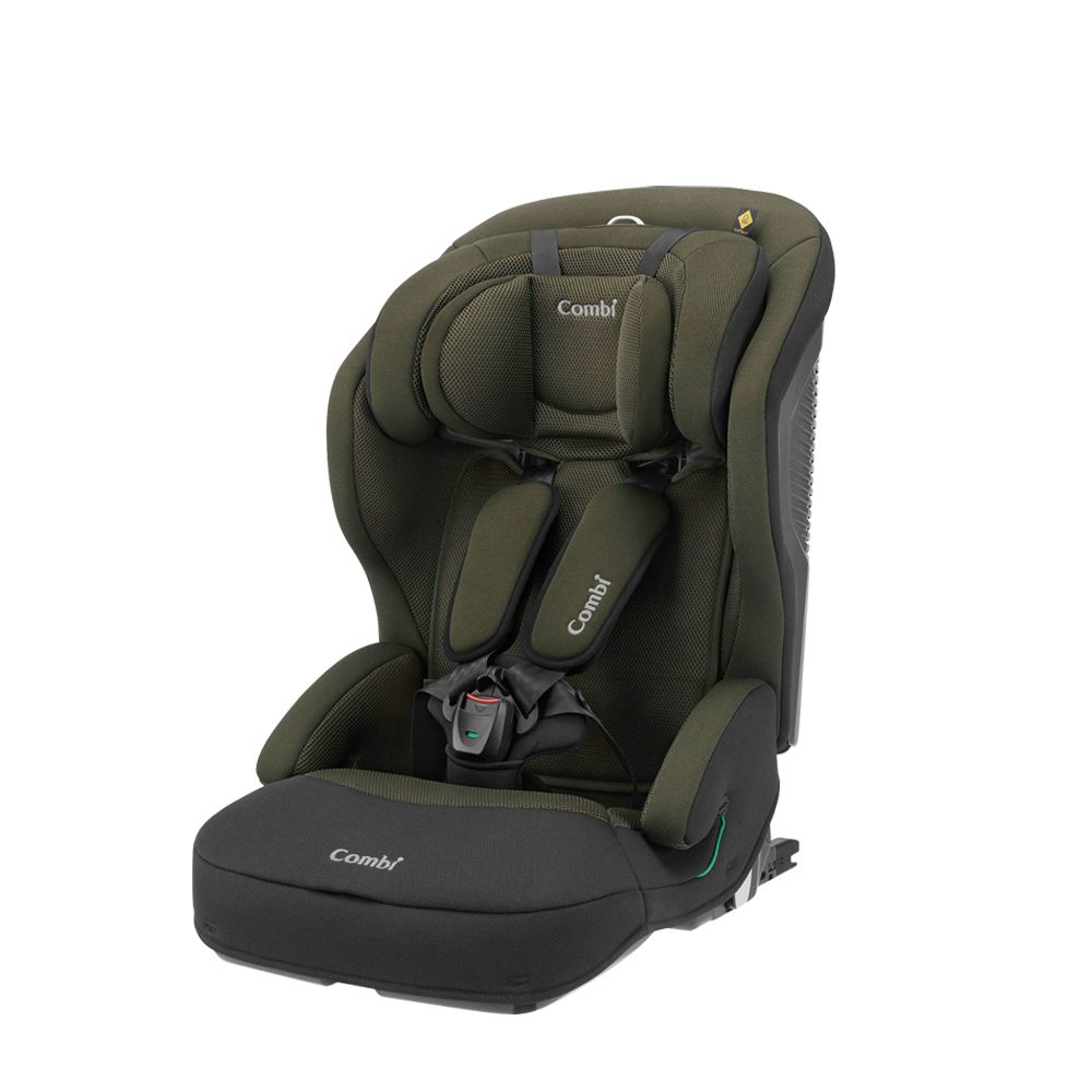 日本 Combi - Shelly-ISO-FIX成長型汽車安全座椅-峽灣綠-2歲~12歲(36kg以下)